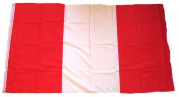 Flagge Fahne Peru ohne Wappen 90 x 150 cm