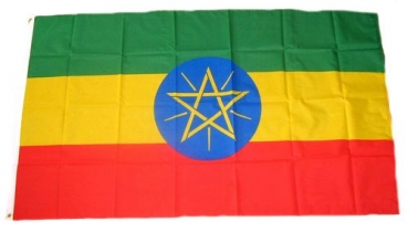 Flagge Fahne Äthiopien Wappen 90 x 150 cm