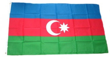Flagge Fahne Aserbaidschan 90 x 150 cm