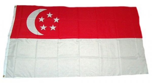 Flagge Fahne Singapur 90 x 150 cm